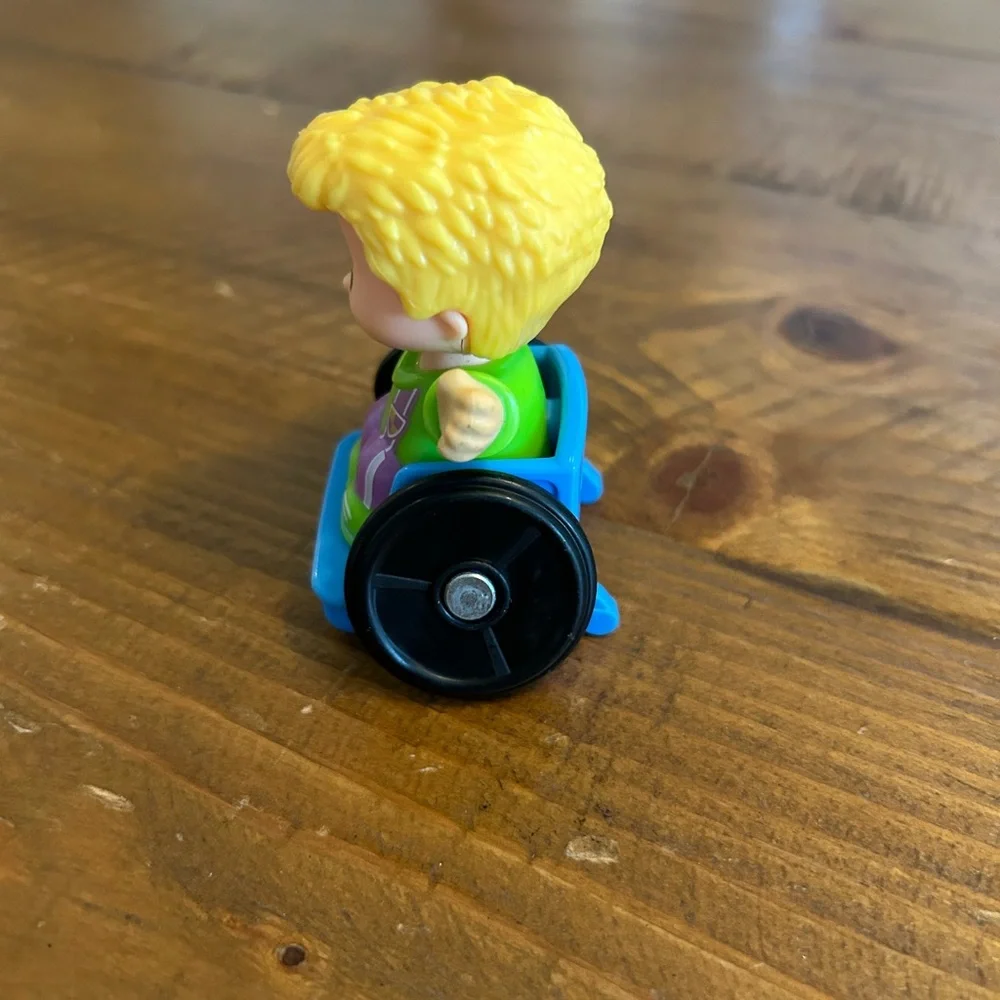 Fisher Price Little People boy in wheelchair as is